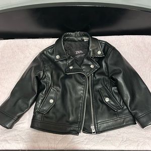 Zara Toddler Leather Jacket